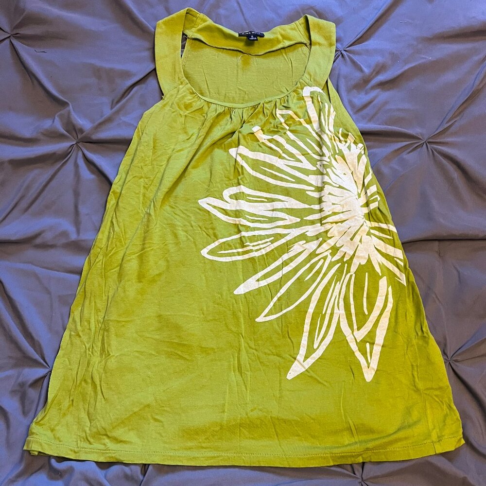 Nine West Size Small Lime Green Tank Top